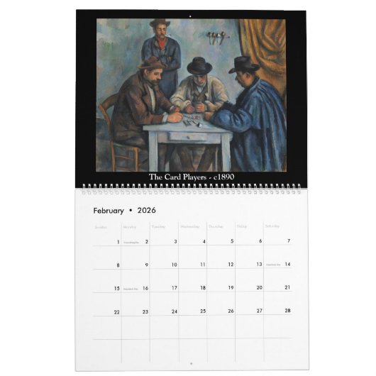 Paul Cezanne Volume 1 Kalender (Feb 2026)