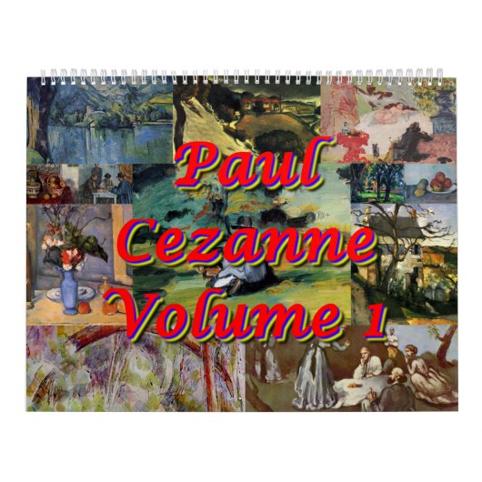 Paul Cezanne Volume 1 Kalender (Hoes)