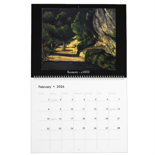Paul Cezanne Volume 2 Kalender (Feb 2026)