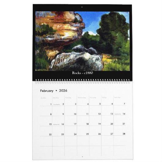 Paul Cezanne Volume 3 Kalender (Feb 2026)