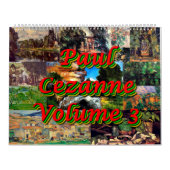 Paul Cezanne Volume 3 Kalender (Hoes)
