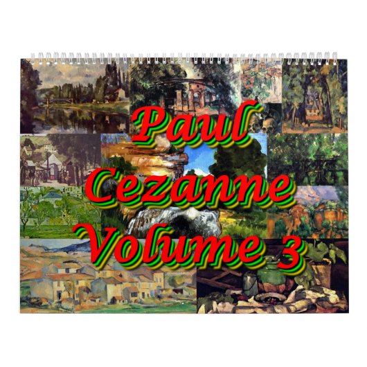 Paul Cezanne Volume 3 Kalender (Hoes)