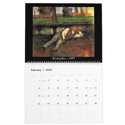 Paul Cezanne Volume 4 Kalender (Feb 2026)