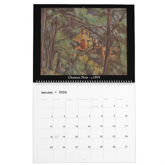 Paul Cezanne Volume 5 Kalender (Jan 2026)