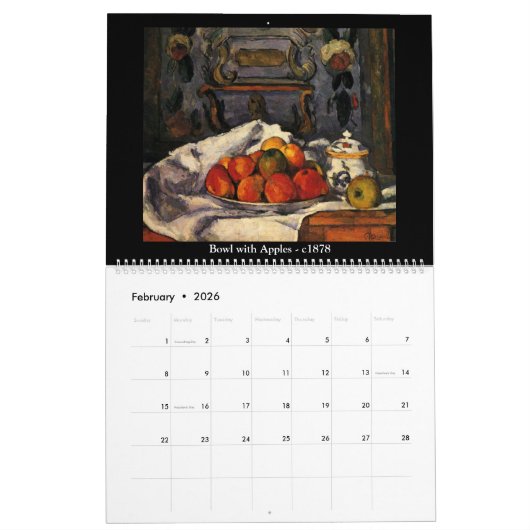Paul Cezanne Volume 6 Kalender (Feb 2026)