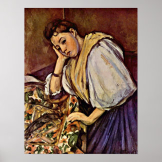 Paul Cezanne - Young Italy girl Poster