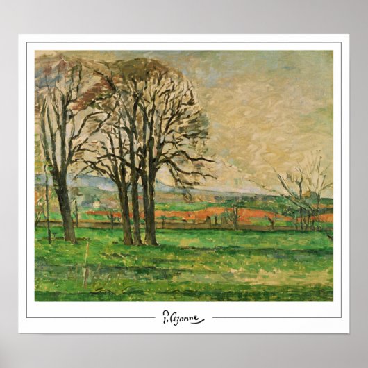 Paul Cézanne Zedign Art Poster #11 (Voorkant)