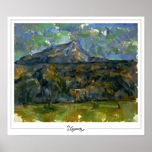 Paul Cézanne Zedign Art Poster #14 (Voorkant)