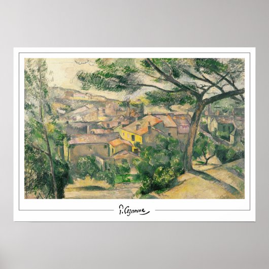 Paul Cézanne Zedign Art Poster #246 (Voorkant)