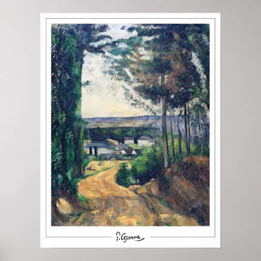 Paul Cézanne Zedign Art Poster #25 (Voorkant)
