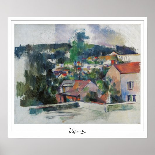 Paul Cézanne Zedign Art Poster #28 (Voorkant)