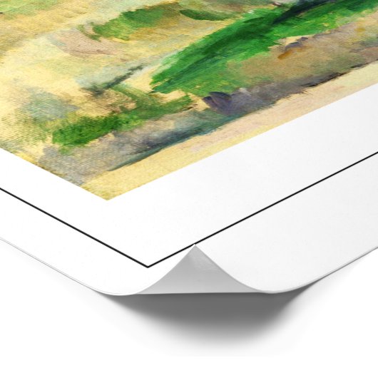 Paul Cézanne Zedign Art Poster #42 (Hoek)