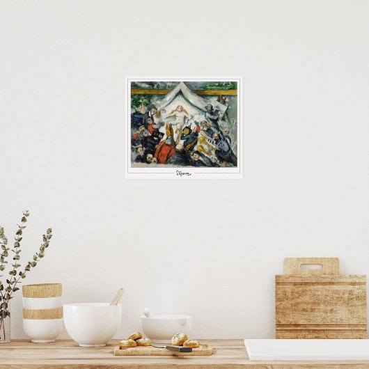 Paul Cézanne Zedign Art Poster #51 (Keuken)
