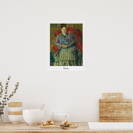 Paul Cézanne Zedign Art Poster #52 (Keuken)