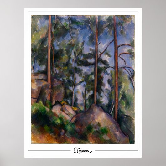 Paul Cézanne Zedign Art Poster #556 (Voorkant)