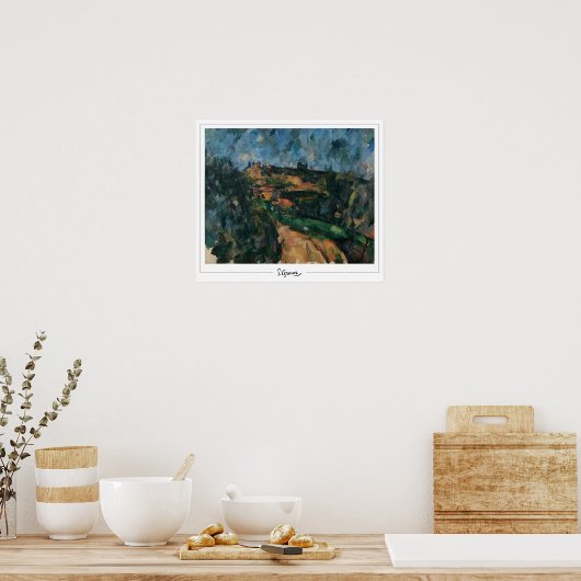 Paul Cézanne Zedign Art Poster #56 (Keuken)
