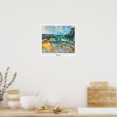 Paul Cézanne Zedign Art Poster #591 (Keuken)