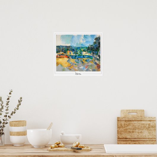 Paul Cézanne Zedign Art Poster #591 (Keuken)