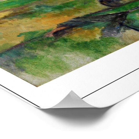 Paul Cézanne Zedign Art Poster #63 (Hoek)