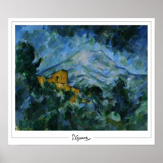 Paul Cézanne Zedign Art Poster #68 (Voorkant)