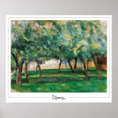 Paul Cézanne Zedign Art Poster #7 (Voorkant)