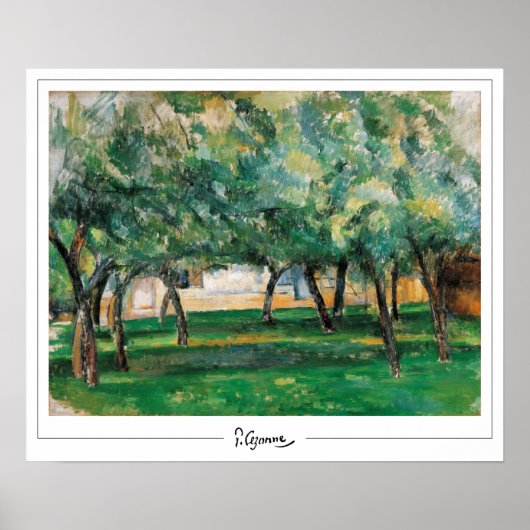 Paul Cézanne Zedign Art Poster #7 (Voorkant)
