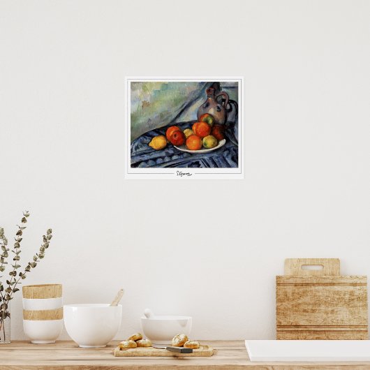 Paul Cézanne Zedign Art Poster #71 (Keuken)