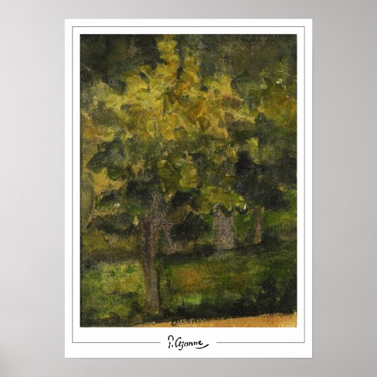 Paul Cézanne Zedign Art Poster #724 (Voorkant)