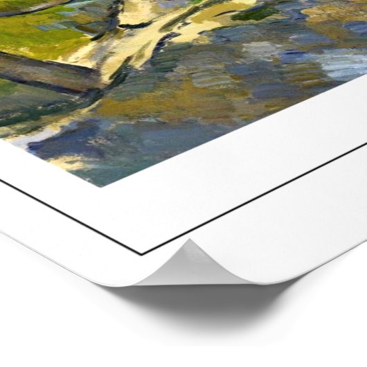 Paul Cézanne Zedign Art Poster #75 (Hoek)