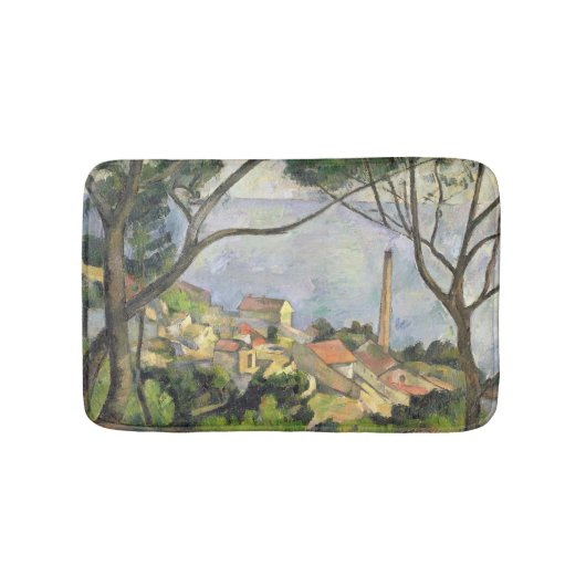 Paul Cezanne | Zee 1878 te Estaque Badmat (Voorkant)