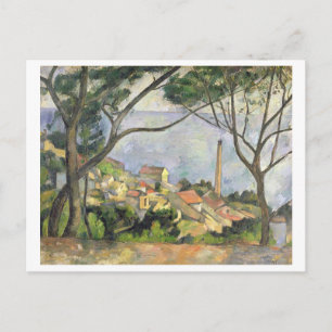 Paul Cezanne   Zee 1878 te Estaque Briefkaart