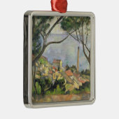 Paul Cezanne | Zee 1878 te Estaque Metalen Ornament (Rechts)