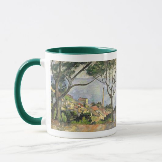 Paul Cezanne | Zee 1878 te Estaque Mok (Links)