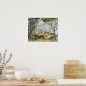 Paul Cezanne | Zee 1878 te Estaque Poster (Keuken)