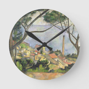 Paul Cezanne Zee 1878 te Estaque Ronde Klok