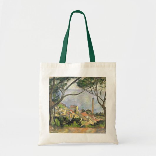 Paul Cezanne | Zee 1878 te Estaque Tote Bag (Voorkant)