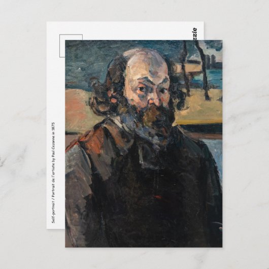 Paul Cezanne - Zelfportret Briefkaart (Voorkant / Achterkant)