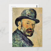 Paul Cezanne, Zelfportret, Briefkaart (Voorkant / Achterkant)
