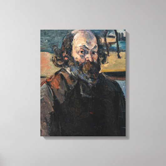 Paul Cezanne - Zelfportret Canvas Afdruk (Voorkant)