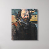 Paul Cezanne - Zelfportret Canvas Afdruk (Voorkant)