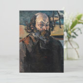 Paul Cezanne - Zelfportret Kaart (Staand voorkant)