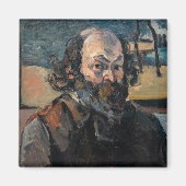 Paul Cezanne - Zelfportret Magneet (Voorkant)