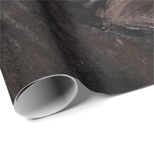 Paul Cezanne - Zelfportret met roze achtergrond Cadeaupapier (Rol Hoek)