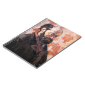 Paul Cezanne - Zelfportret met roze achtergrond Notitieboek (Linkerzijde)