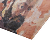 Paul Cezanne - Zelfportret met roze achtergrond Snijplank (Hoek)