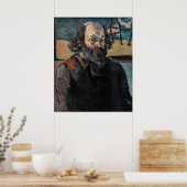 Paul Cezanne - Zelfportret Poster (Keuken)