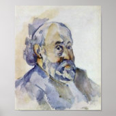 Paul Cezanne - zelfportret Poster (Voorkant)