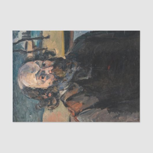 Paul Cezanne - Zelfportret Tissuepapier (Voorkant)