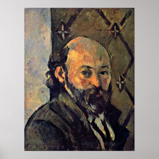 Paul Cezanne - Zelfportret van behangpapier Poster (Voorkant)