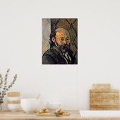Paul Cezanne - Zelfportret van behangpapier Poster (Keuken)